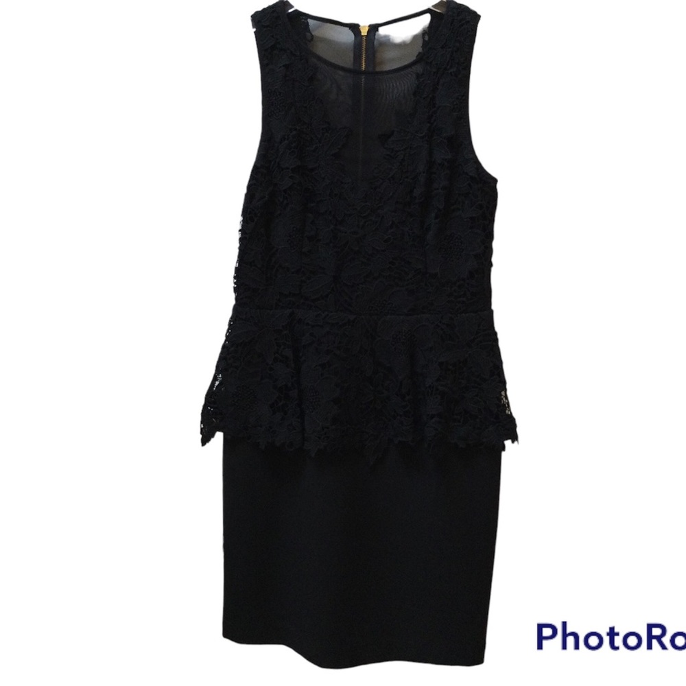 Peplum - Betsy and Adam - LITTLE BLACK DRESS - LBD
